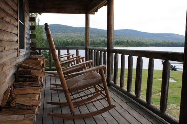 Relaxing rocking chairs await...