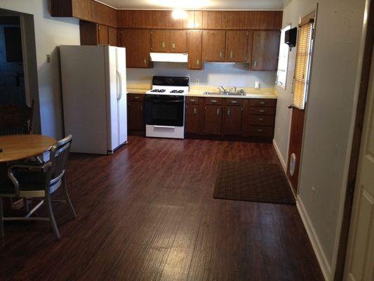 Private kitchenette and dining area