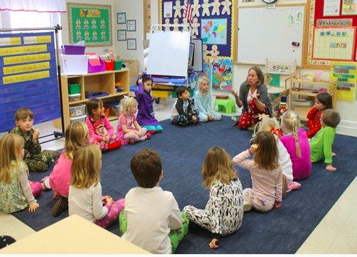 Beach Day School.  Low student to teacher ratio!