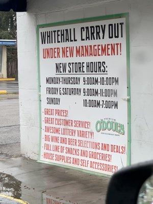 Whitehall Carry-Out