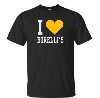 Borelli shirt sold in dance boutique