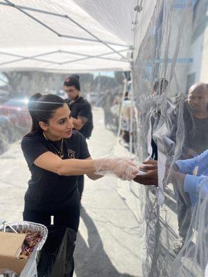 Chef Natalia giving back to her community