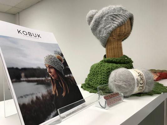 Kobuk Hat pattern and shop sample