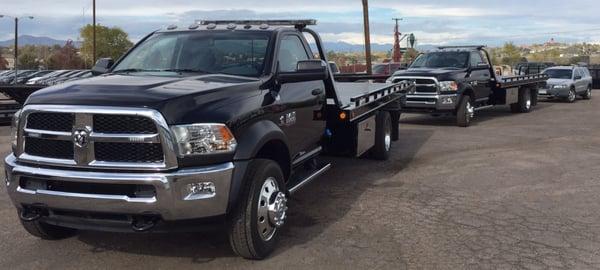 2 brand new 2016 dodge 5500 series flatbeds to get you where you need to go safely and comfortably.