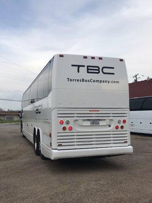 Log on to TorresBusCompany.com for any bus transportation service.