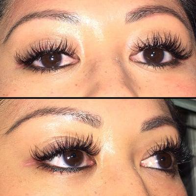 Eyelash extensions.