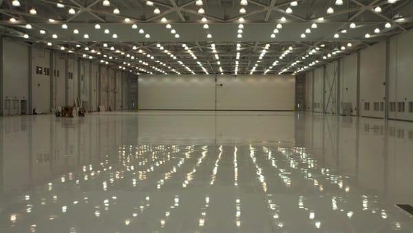 Hangar floor