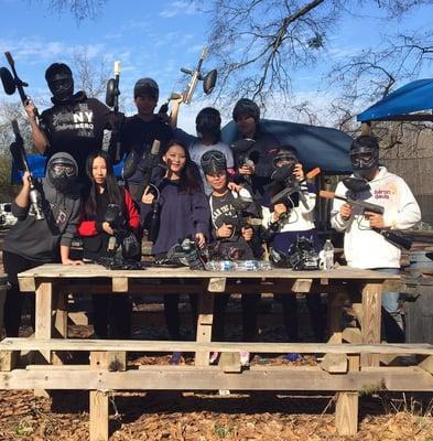 Birthday Parties at Paintball Atlanta are a BIG hit!