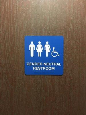 Gender neutral bathroom