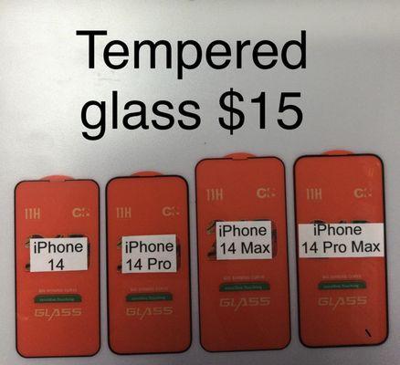 iPhone 14 tempered glass