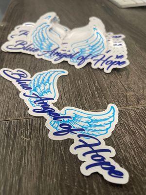 Die cut stickers