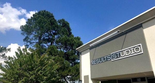 It's a great day at Results Studio! New sign in place! We love it!