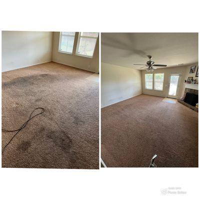 Move out carpet cleaning.