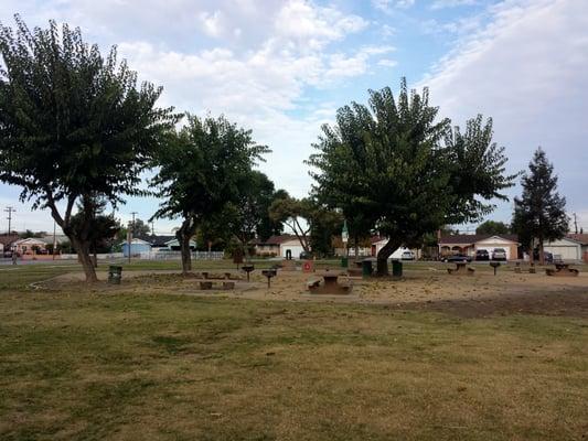 Picnic tables