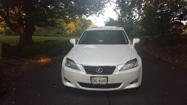 Lexus IS 250 fixed at Eastcoast Refinishing and Fiberglass: Fixed to Perfection!