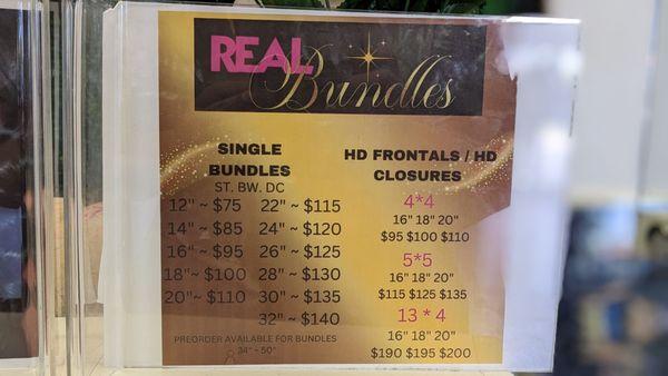 Real Bundles Beauty Bar