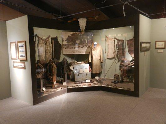 Ranching Exhibit in the museum