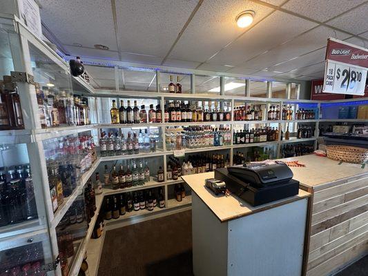 includes indoor liquor store