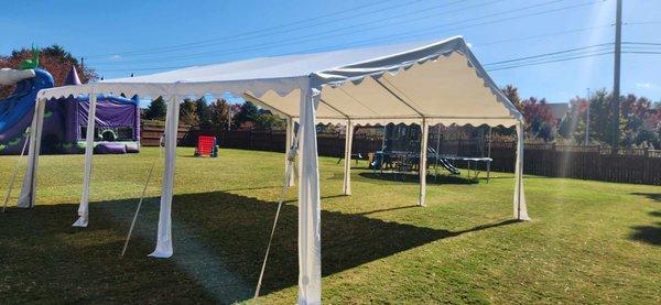 We offer different size event Tents and canopys