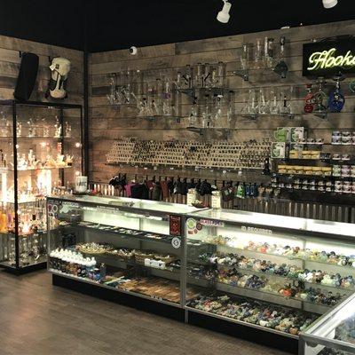 New back area smoke shop.