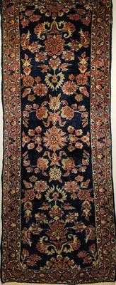 Hand-Knotted Persian Lilian Runner from the 4th quarter of the 1800s