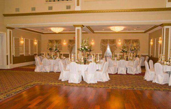 Wedding setup by Europe Banquet Hall and Catering