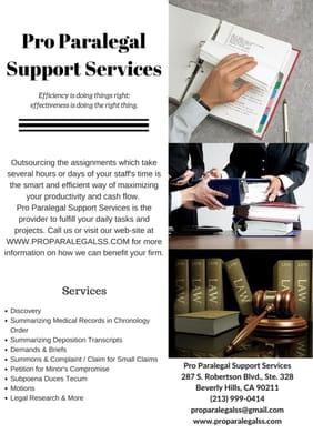 Pro Paralegal Support Services