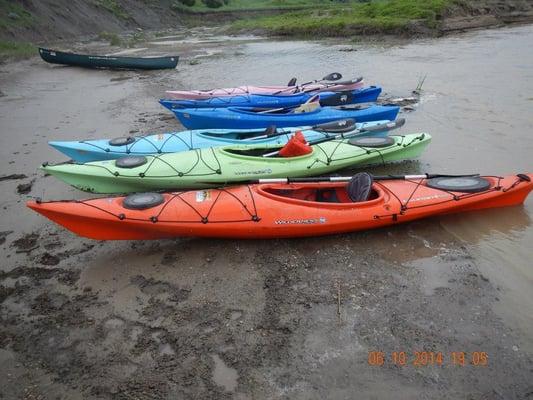 Guided canoe and kayak tours on the Cheyenne River.  Also do four day backpacking trips in the badlands.