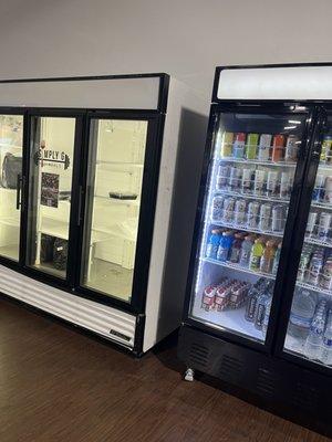 Refrigerators for meal preps or shakes/energy drinks