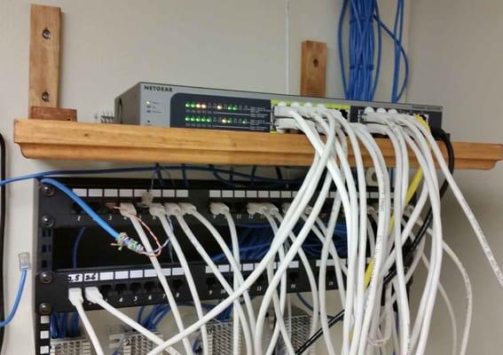 Patch Panel and Switch Installation