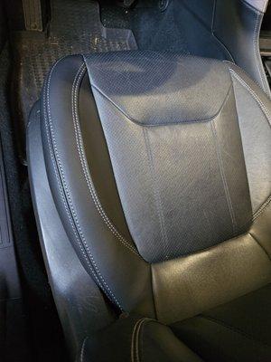 Repaired leather