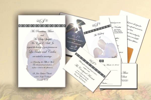 Custom Wedding Invitations and Accessories...