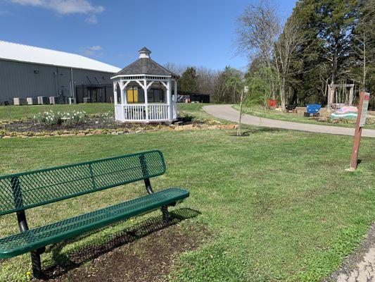 A lovely bench to stop and relax or just enjoy your surrounds