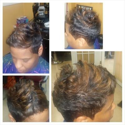 Short cut,color and style