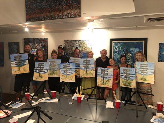 Paint and Sip night