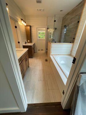 Master bathroom