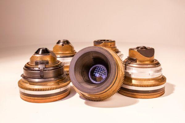 LOMO Lenkinap 22,28,35,40,50 series Antique Brass original Primes. Very unique charecter cinematic.

22mm, 28mm, 35mm, 40mm, 50mm