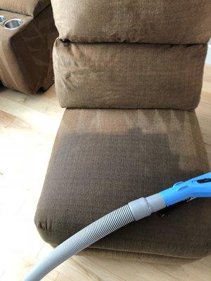 Chair deep cleaning