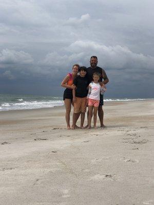 Great family time! Entire beach to ourselves