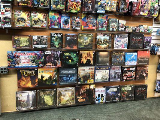 Come check out our board games! Here are just some of the ones we have in right now.