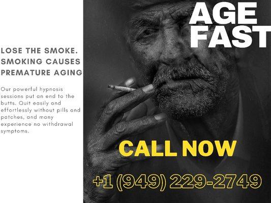 Hypnosis is the leading method of success to finally once and for all become a non-smoker. Call or text to learn more.