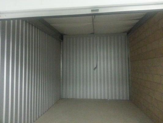 corrugated metal and concrete walls with CLIMATE CONTROL