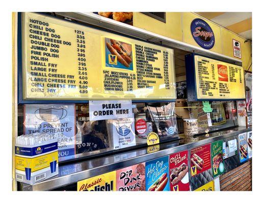 Inside Don's DriveIn.(W77th St / S Kedzie)Chicago, IL Burgers Hotdogs Steak Philly Chicken Fish Italian Sandwiches Tamales Shakes.Cool!