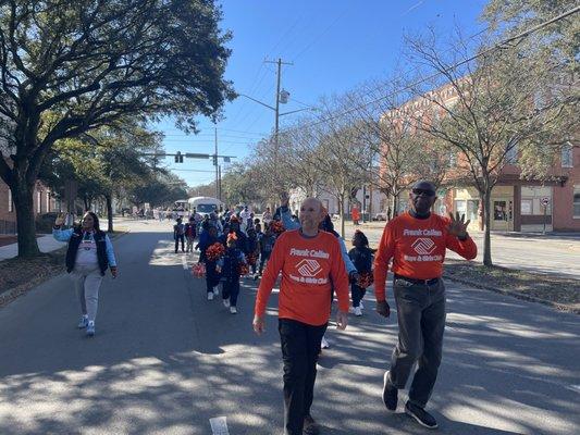 MLK Jr Parade with Board Chairman John Brooks and Board member Al Holzinger