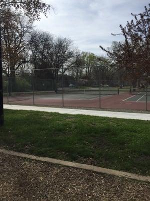 Tennis courts