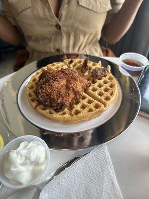 Chicken and waffles