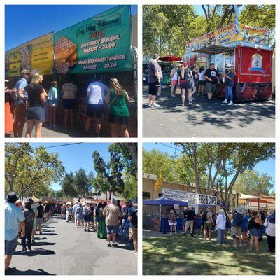 Food trucks and lines