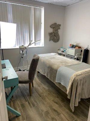 Treatment room by the sea...