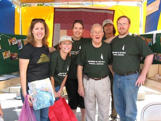 A group of us working the Solano Stroll