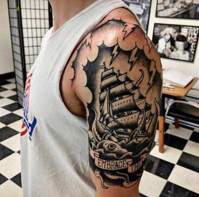 American Anchor Tattoo